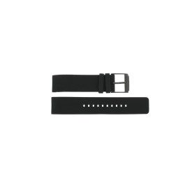 Uhrenarmband Michael Kors MK8317 Silikon Schwarz 22mm