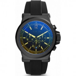 Uhrenarmband Michael Kors MK8406 Silikon Schwarz 28mm