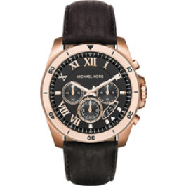 Uhrenarmband Michael Kors MK8544 Leder Schwarz 24mm