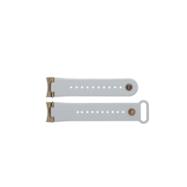 Uhrenarmband Smartwatch Michael Kors MKT5153 Kautschuk Weiss 22mm