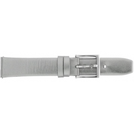 Uhrenarmband DKNY NY2435 Silver Leder Grau 18mm