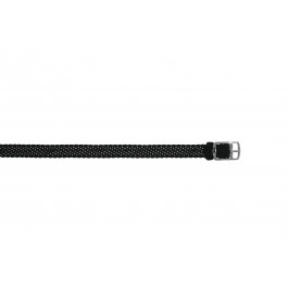 Uhrenarmband Universal PRLN.10.Z Nylon Schwarz 10mm