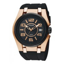 Pulsar Uhrenarmband PXH570X1 / VX42 X198 Kunststoff Schwarz
