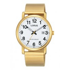 Uhrenarmband Lorus RG860CX9 / RHA064X / VJ32-X246 Stahl Vergoldet 20mm