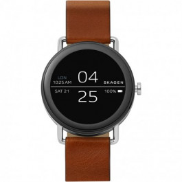 Uhrenarmband Skagen SKT5003 Leder Braun 20mm