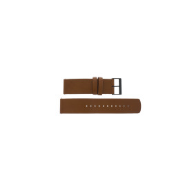 Uhrenarmband Skagen SKT5201 Leder Braun 22mm