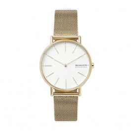 Uhrenarmband Skagen SKW2795 Rostfreier Stahl Vergoldet 18mm