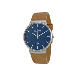 Uhrenarmband Skagen SKW6103 Leder Braun 23mm