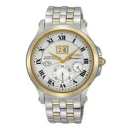 Uhrenarmband Seiko Premier / SNP042P1 / 7D48-0AG0 03B / M0NB111C0 Stahl Zweifarbig 20mm