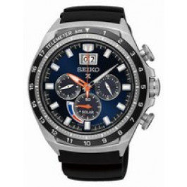 Uhrenarmband Seiko V194-0AA0.SSC605P Kautschuk Schwarz 22mm