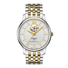 Uhrenarmband Tissot T0639072203800A / T063907 / T605036736 Rostfreier Stahl Zweifarbig