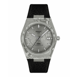 Uhrenarmband Tissot T1378079608100A / T600051267 Leder Schwarz