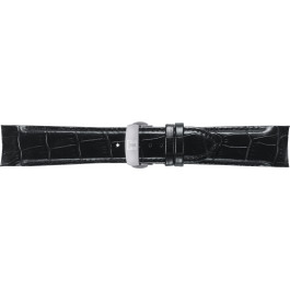 Uhrenarmband Tissot T600041083 Leder Schwarz 23mm