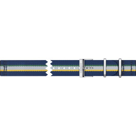 Uhrenarmband Tissot T604039517 Nylon Zweifarbig 19mm