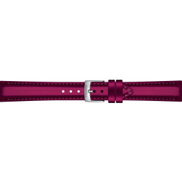 Uhrenarmband Tissot T1432101733100A Leder/Kunststoff Rosa 16mm