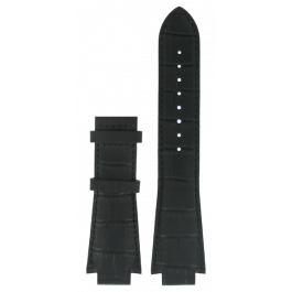Uhrenarmband Tissot L875-975 / T610014557 Kroko leder Schwarz 14mm