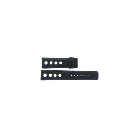 Uhrenarmband Tissot T1004273620100 / T610037467 Leder Schwarz 22mm