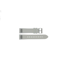 Uhrenarmband Guess W0045L1 / Frontier Silikon Weiss 20mm