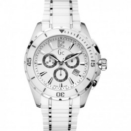 Guess Uhrenarmband GCX76001G1S-02 Collection Keramik Weiss 24mm