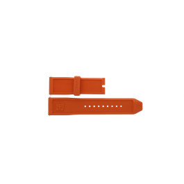 Uhrenarmband Zodiac ZO8535 Kautschuk Orange 24mm