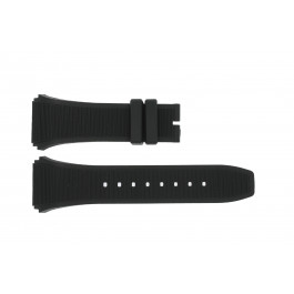 Uhrenarmband Breil BW0381 / BW0377 / SNAD23P2 / F260053202 Kautschuk Schwarz 28mm