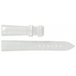 Uhrenarmband Certina C610017280 Leder Weiss 16mm