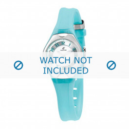 Uhrenarmband Calypso K5163-D Kunststoff Türkis 10mm