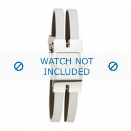 Dolce & Gabbana Uhrenarmband 3719250562 Leder Weiss 6mm