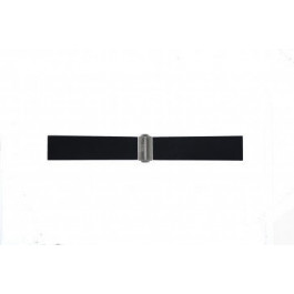 Uhrenarmband Davis BB0881 Kautschuk Schwarz 22mm