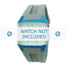 Diesel Uhrenarmband DZ1387 Silikon Grau 20mm