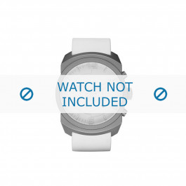 Diesel Uhrenarmband DZ1450 Silikon Weiss 26mm