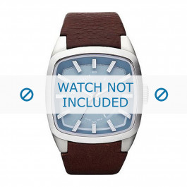 Uhrenarmband Diesel DZ1527 / DZ1528 Leder Braun 22mm