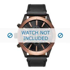 Uhrenarmband Diesel DZ4445 Leder Schwarz 26mm