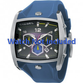 Diesel Uhrenarmband DZ4164 Silikon Blau 28mm
