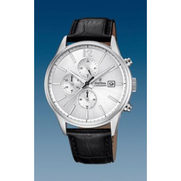 Uhrenarmband Festina F20284 Leder Schwarz