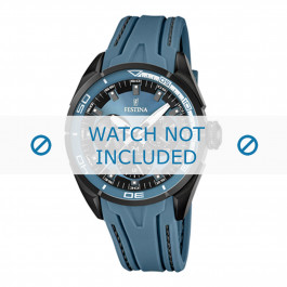 Uhrenarmband Festina F16610-3 Kautschuk Blau 19mm