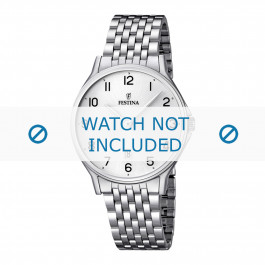 Festina Uhrenarmband F16744-1 / F16744-2 / F16744-3 / F16744-4 Metall Silber 19mm