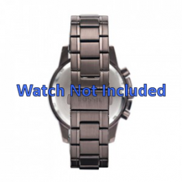 Uhrenarmband Fossil FS4645 Stahl Taupe 22mm