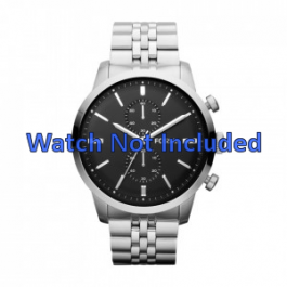Uhrenarmband Fossil FS4784 Rostfreier Stahl Stahl 24mm