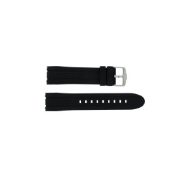 Uhrenarmband Swiss Military Hanowa 06-4174 Kautschuk Schwarz 24mm
