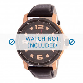 Uhrenarmband Hugo Boss 1512507 / HB-94-1-34-2215 Leder Schwarz 24mm