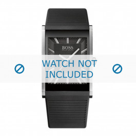 Hugo Boss Uhrenarmband HB1512980 / HB-218-1-14-2615 Kunststoff Schwarz