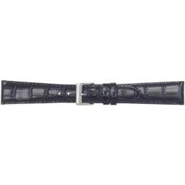 Uhrenarmband Poletto 454.11.18 Leder Blau 18mm