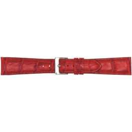 Uhrenarmband Poletto 454.07.18 Leder Rot 18mm