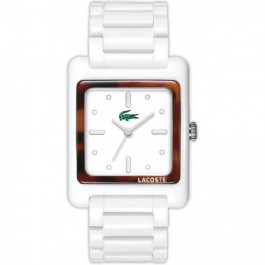 Lacoste Uhrenarmband 2000547 / LC-40-3-29-2193 Kunststoff Weiss 20mm