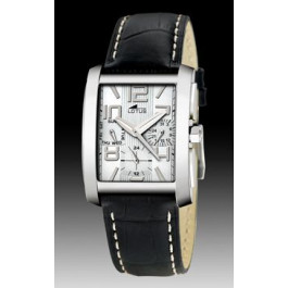 Uhrenarmband Lotus 15387.1 Leder Schwarz