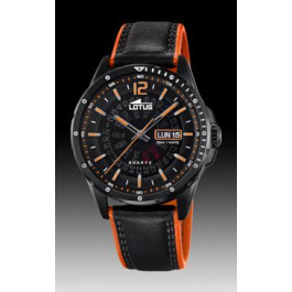 Uhrenarmband Lotus 18525/1 Leder Schwarz