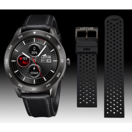 Uhrenarmband Lotus 50012/3 / BC10944 Leder Schwarz