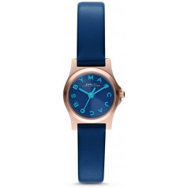 Uhrenarmband Marc by Marc Jacobs MBM1327 Leder Blau 10mm
