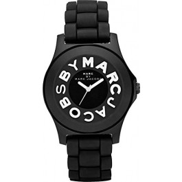 Uhrenarmband Marc by Marc Jacobs MBM4006 Silikon Schwarz 20mm
